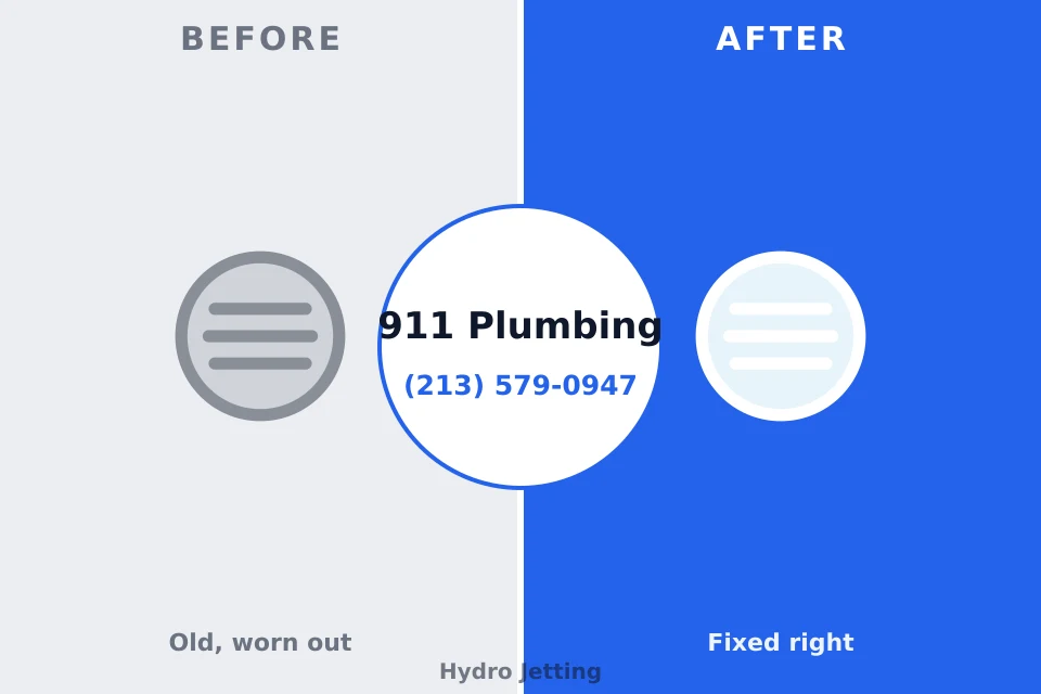Before and after: plumbing company North Palm Beach, FL